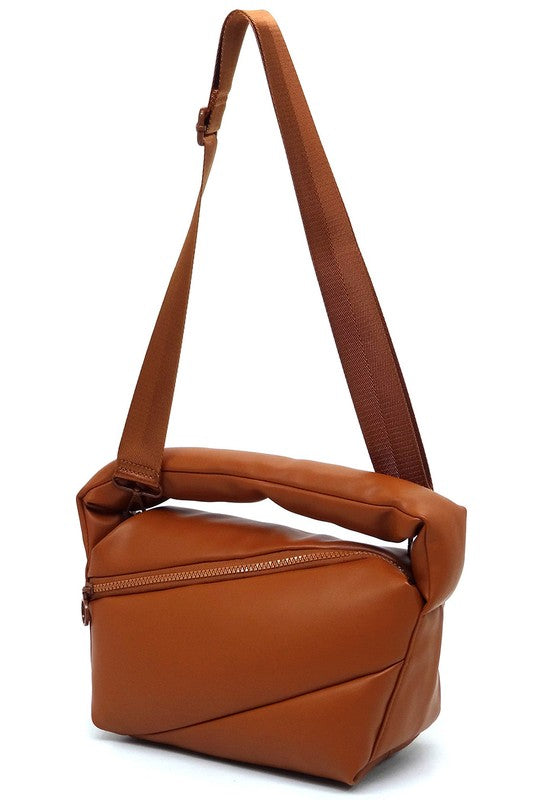 Fashion Puffy Tote Crossbody Bag