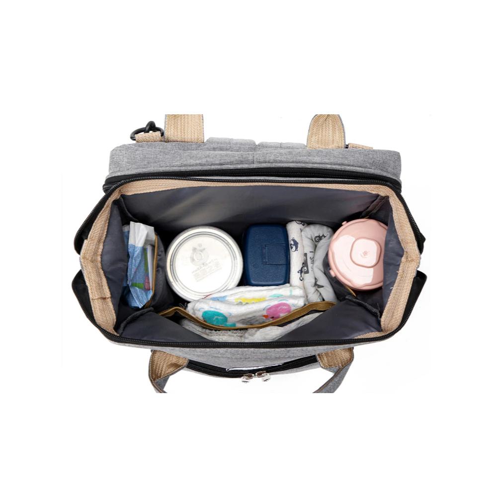 Stroller Diaper Bag with Baby Bed