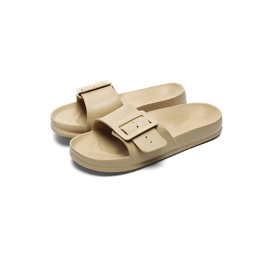 Square soft sole comfort slippers