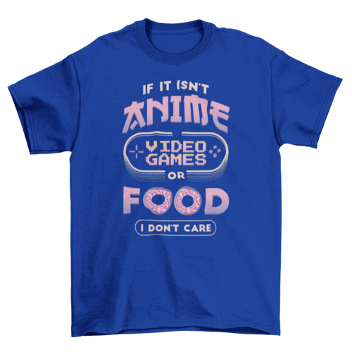 Anime video games t-shirt