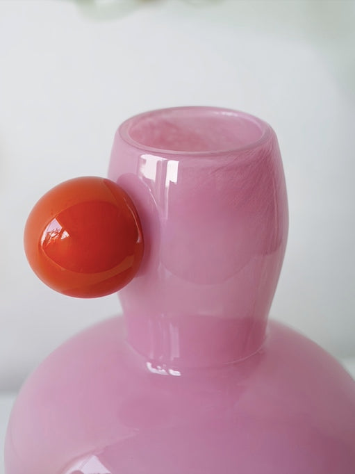 Jelly Bean Bud Vase - Whimsical Dopamine Centerpiece Vase for Gorgeous