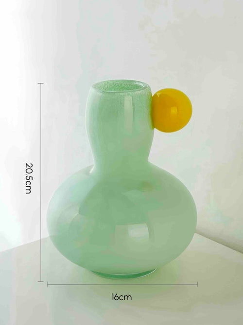 Jelly Bean Bud Vase - Whimsical Dopamine Centerpiece Vase for Gorgeous