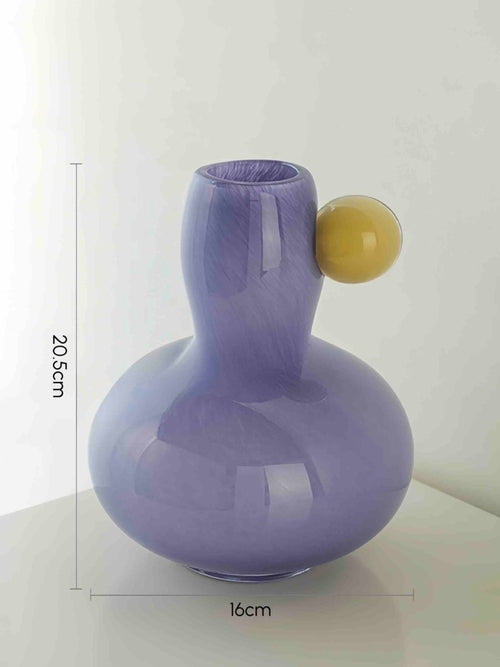 Jelly Bean Bud Vase - Whimsical Dopamine Centerpiece Vase for Gorgeous