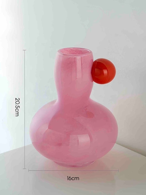 Jelly Bean Bud Vase - Whimsical Dopamine Centerpiece Vase for Gorgeous