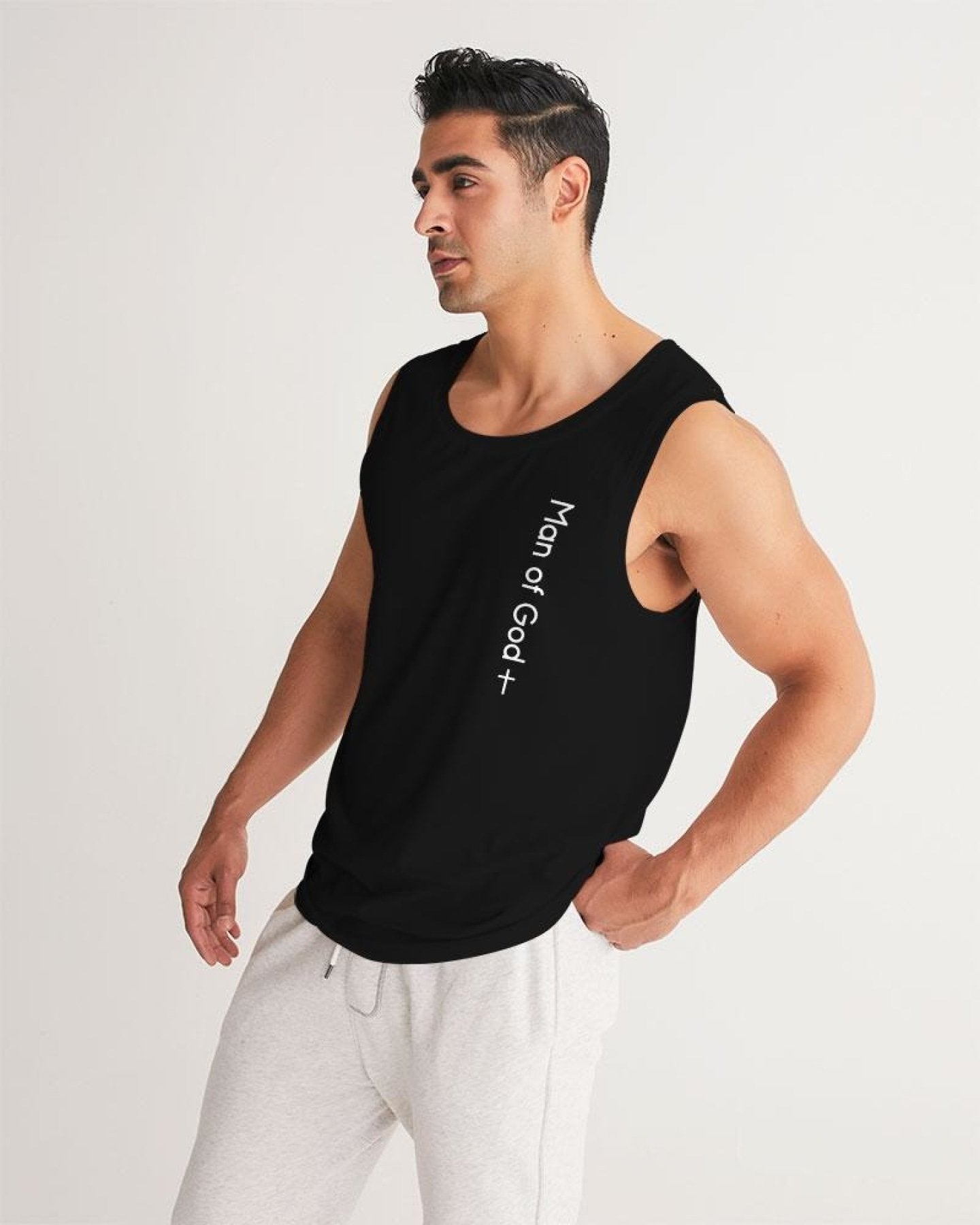 Mens Tank Top - Man of God Sports Top